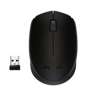 Logitech M171 Black-K myszka Oburęczny RF Wireless Optyczny 1000 DPI Logitech