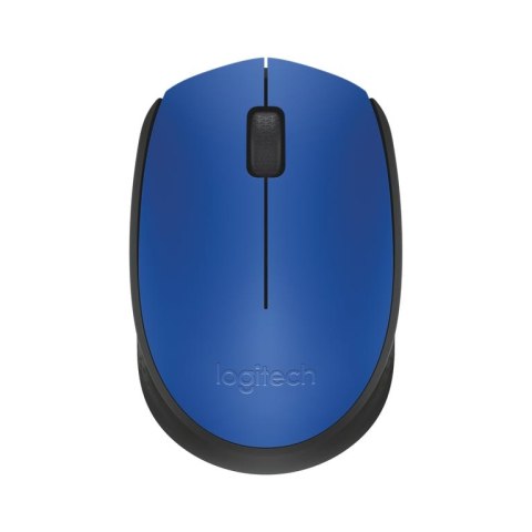 Logitech M171 Blue-K myszka Oburęczny RF Wireless Optyczny 1000 DPI Logitech