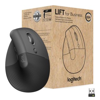 Logitech Lift for Business myszka Po prawej stronie RF Wireless + Bluetooth Optyczny 4000 DPI Logitech