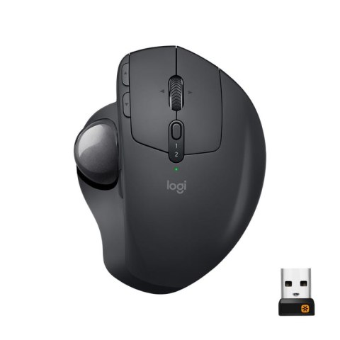 Logitech MX Ergo myszka Po prawej stronie RF Wireless + Bluetooth Manipulator kulkowy 440 DPI Logitech