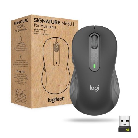 Logitech Signature M650 for Business myszka Po prawej stronie RF Wireless + Bluetooth Optyczny 4000 DPI Logitech