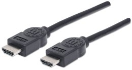 Manhattan 306119 kabel HDMI 1,8 m HDMI Typu A (Standard) Czarny Manhattan