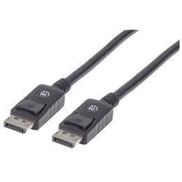 Manhattan 307093 kabel DisplayPort 3 m Czarny Manhattan