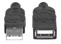 Manhattan 308519 kabel USB 1 m USB 2.0 USB A Czarny Manhattan