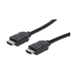 Manhattan 308816 kabel HDMI 1 m HDMI Typu A (Standard) Czarny Manhattan