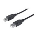 Manhattan 337779 kabel USB 5 m USB 2.0 USB A USB B Czarny Manhattan