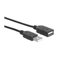 Manhattan 338653 kabel USB 1,8 m USB 2.0 USB A Czarny Manhattan