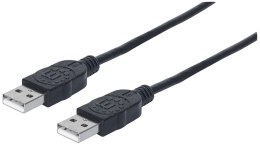 Manhattan 353892 kabel USB 1 m USB 2.0 USB A Czarny Manhattan