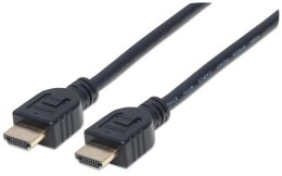 Manhattan 353939 kabel HDMI 2 m HDMI Typu A (Standard) Czarny Manhattan