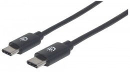 Manhattan 354868 kabel USB 0,5 m USB 2.0 USB C Czarny Manhattan