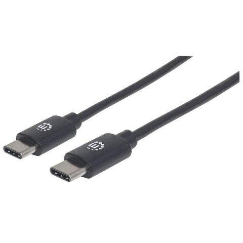 Manhattan 354882 kabel USB 3 m USB 2.0 USB C Czarny Manhattan