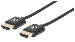 Manhattan 394369 kabel HDMI 1,8 m HDMI Typu A (Standard) Czarny Manhattan