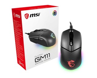 MSI Clutch GM11 myszka Po lewej stronie USB Typu-A Optyczny 5000 DPI MSI