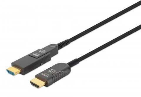 Manhattan 355513 kabel HDMI 20 m HDMI Typu A (Standard) HDMI Typu D (Micro) Czarny Manhattan