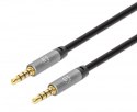 Manhattan 355995 kabel audio 2 m 3.5mm Czarny, Srebrny Manhattan