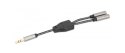 Manhattan 356114 kabel audio 0,15 m 3.5mm 2 x 3.5mm Czarny, Srebrny Manhattan