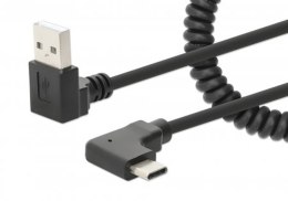 Manhattan 356220 kabel USB 1 m USB A USB C Czarny Manhattan