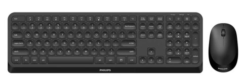 Philips 3000 series SPT6307B/26 klawiatura Dołączona myszka RF Wireless QWERTY Angielski Czarny Philips