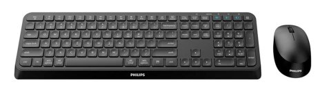 Philips 4000 series SPT6407B/26 klawiatura Dołączona myszka RF Wireless + Bluetooth QWERTY Angielski Czarny Philips