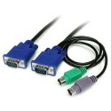 StarTech SVECON6 kabel KVM Czarny 1,8 m StarTech.com