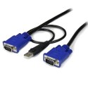 StarTech SVECONUS15 kabel KVM Czarny 4,6 m StarTech.com