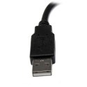 StarTech USBEXTAA6IN kabel USB 0,152 m USB 2.0 USB A Czarny StarTech.com