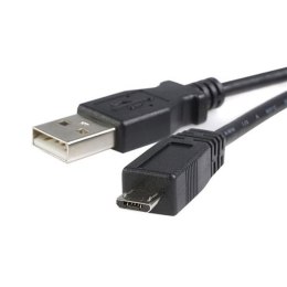 StarTech 0.5m USB A/microB kabel USB 0,5 m USB 2.0 Micro-USB B Czarny StarTech.com