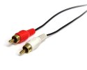 StarTech 0.92m, 3.5mm/2xRCA, M/M kabel audio 0,92 m Czarny StarTech.com