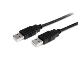 StarTech 1.0m USB 2.0 A-A kabel USB 2 m USB A Czarny StarTech.com