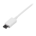 StarTech 1m USB 2.0 A/Micro-B m/m kabel USB USB A Micro-USB B Biały StarTech.com