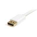 StarTech MDP2DPMM1MW kabel DisplayPort 1 m mini DisplayPort Biały StarTech.com