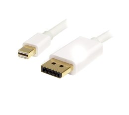 StarTech MDP2DPMM2MW kabel DisplayPort 2 m mini DisplayPort Biały StarTech.com