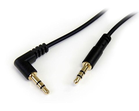 StarTech MU1MMSRA kabel audio 0,3 m 3.5mm Czarny StarTech.com