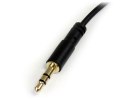 StarTech MU1MMSRA kabel audio 0,3 m 3.5mm Czarny StarTech.com