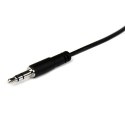 StarTech MU2MMFS kabel audio 2 m 3.5mm Czarny StarTech.com