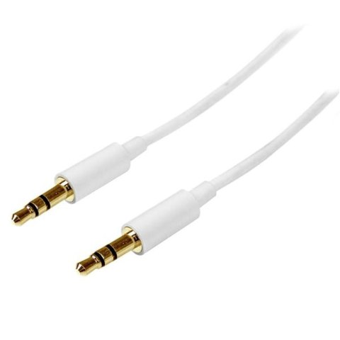 StarTech MU2MMMSWH kabel audio 2 m 3.5mm Biały StarTech.com