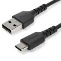 StarTech RUSB2AC2MB kabel USB 2 m USB 2.0 USB A USB C Czarny StarTech.com