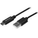 StarTech USB2AC2M kabel USB 2 m USB 2.0 USB A USB C Czarny StarTech.com