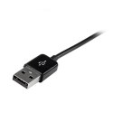 StarTech USB2ASDC3M kabel do telefonu Czarny 3 m USB A Asus 40-pin StarTech.com