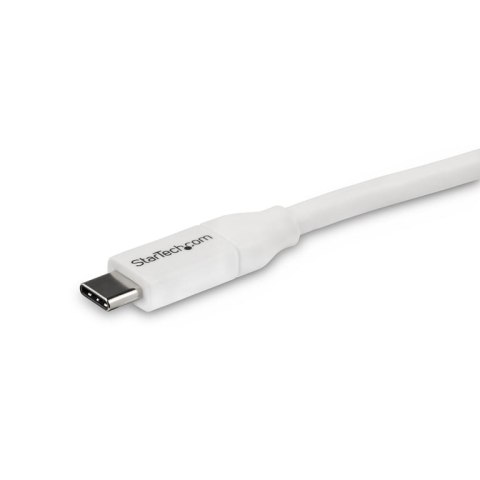 StarTech USB2C5C4MW kabel USB 4 m USB 3.2 Gen 1 (3.1 Gen 1) USB C Biały StarTech.com