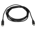 StarTech USB2CMB2M kabel USB 2 m USB 2.0 USB C Mini-USB B Czarny StarTech.com