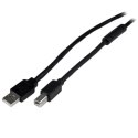 StarTech USB2HAB65AC kabel USB 20 m USB 2.0 USB A USB B Czarny StarTech.com