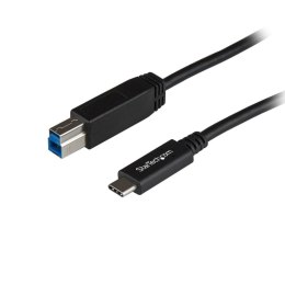 StarTech USB31CB1M kabel USB 1 m USB 3.2 Gen 2 (3.1 Gen 2) USB C USB B Czarny StarTech.com