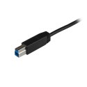 StarTech USB31CB1M kabel USB 1 m USB 3.2 Gen 2 (3.1 Gen 2) USB C USB B Czarny StarTech.com