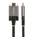 StarTech USB31CCSLKV1M kabel USB 1 m USB 3.2 Gen 2 (3.1 Gen 2) USB C Czarny, Szary StarTech.com