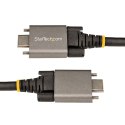 StarTech USB31CCSLKV1M kabel USB 1 m USB 3.2 Gen 2 (3.1 Gen 2) USB C Czarny, Szary StarTech.com