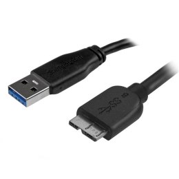 StarTech USB3AUB2MS kabel USB 2 m USB 3.2 Gen 1 (3.1 Gen 1) USB A Micro-USB B Czarny StarTech.com