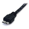 StarTech USB3AUB50CMB kabel USB 0,5 m USB 3.2 Gen 1 (3.1 Gen 1) USB A Micro-USB B Czarny StarTech.com