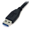 StarTech USB3AUB50CMB kabel USB 0,5 m USB 3.2 Gen 1 (3.1 Gen 1) USB A Micro-USB B Czarny StarTech.com