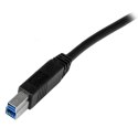 StarTech USB3CAB2M kabel USB 2 m USB 3.2 Gen 1 (3.1 Gen 1) USB A USB B Czarny StarTech.com